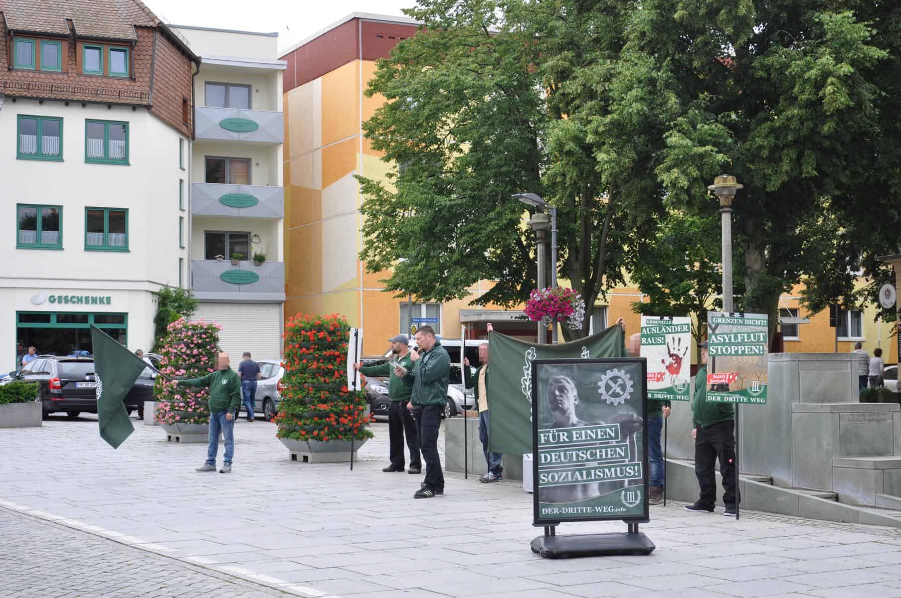 Kundgebung in Prenzlau