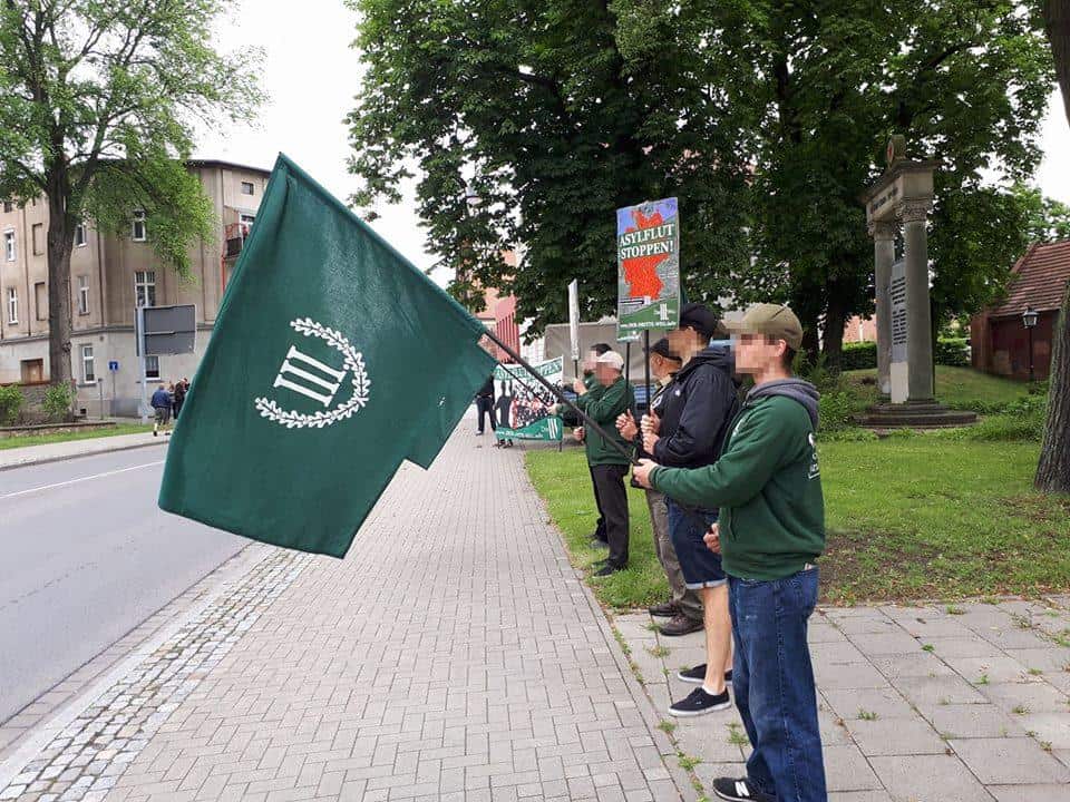 Kundgebung in Prenzlau