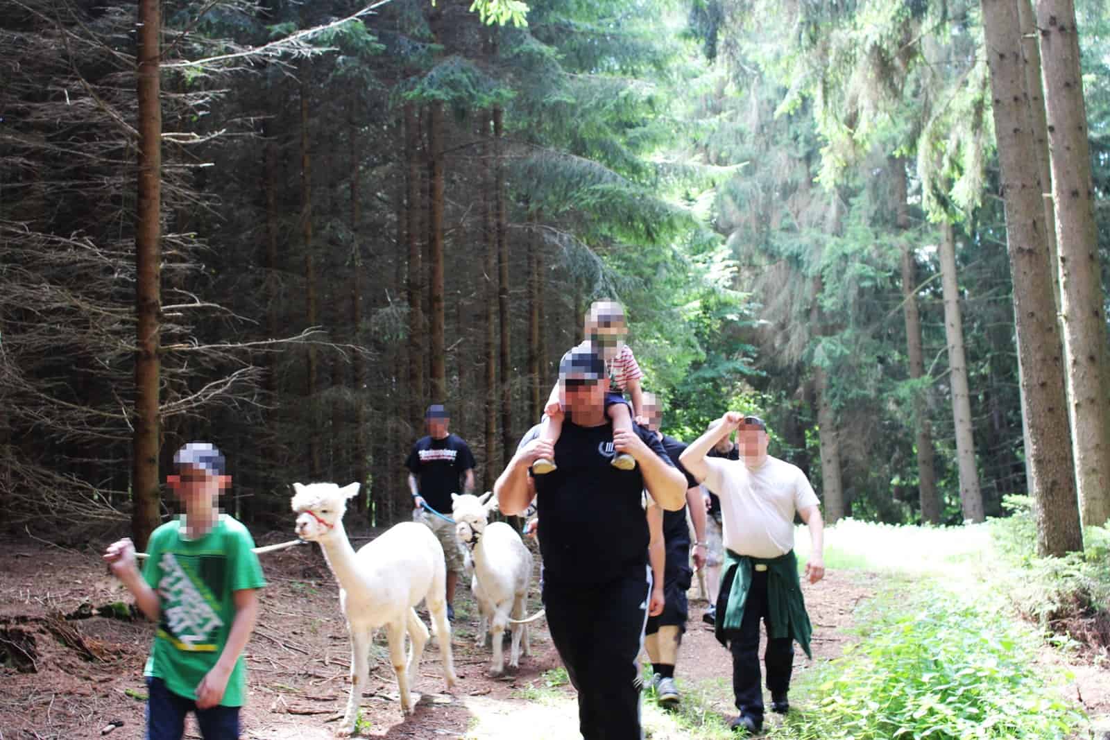 Kinder und Erwachsene erfreuten sich des tierischen Ausflugs