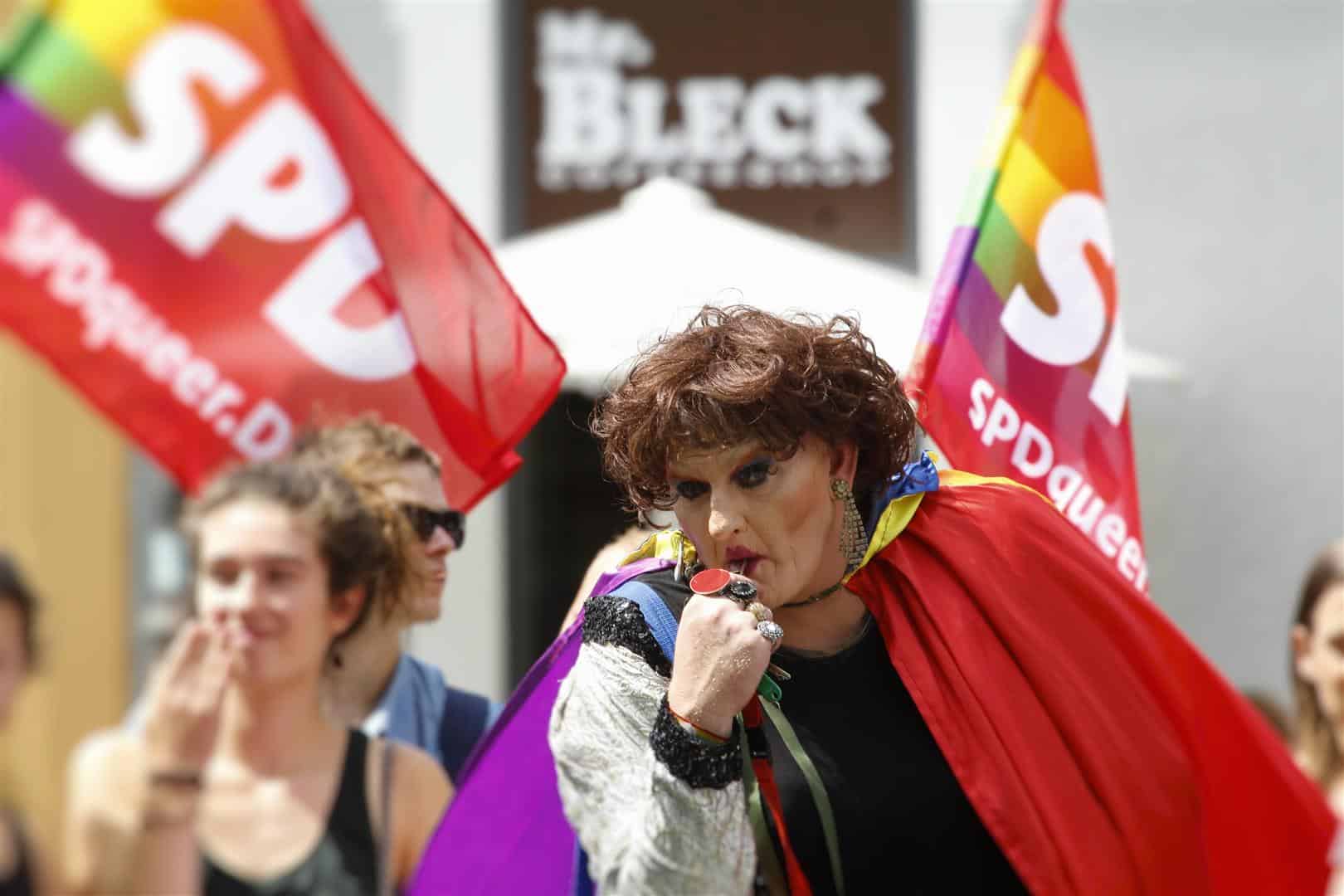 Impression aus der Gegendemo