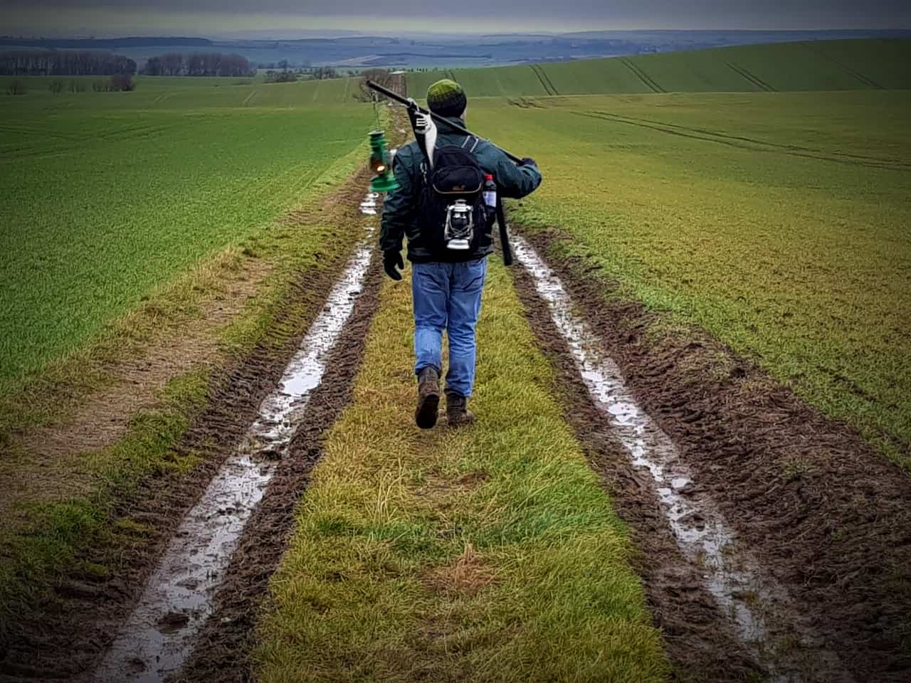 Über Feldwege in Richtung Abtsbessingen