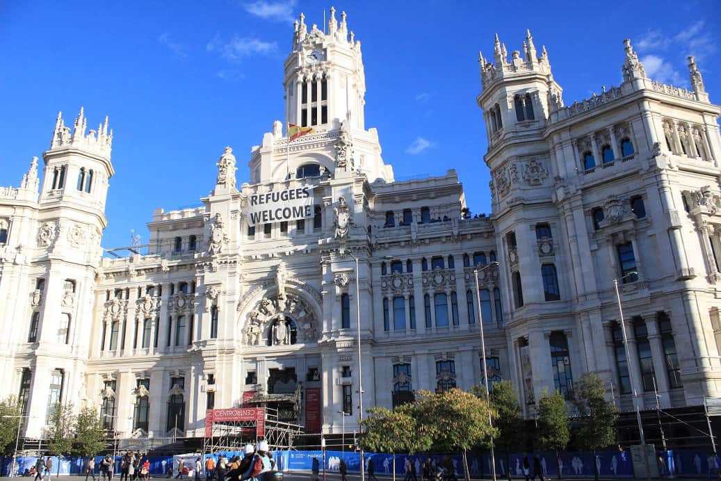 Das Madrider Rathaus zeigt, wessen Geist seine Regierung ist.