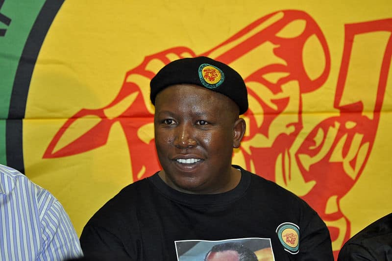 Bildquelle: https://commons.wikimedia.org/wiki/File:Julius_Malema_2011-09-14.jpg