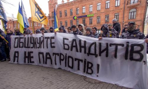 Bild der Protestkundgebung