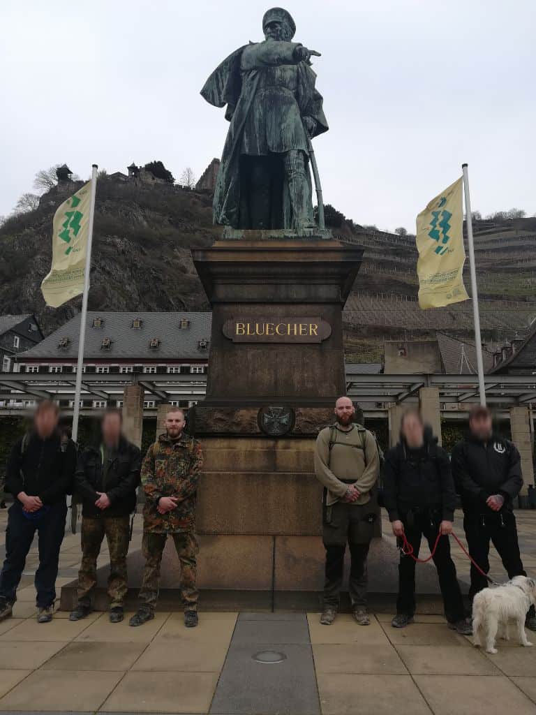 Blücherdenkmal in Kaub am Rhein