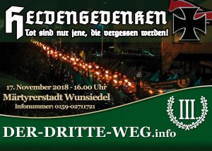 Auf nach Wunsiedel zum Heldengedenken 2018
