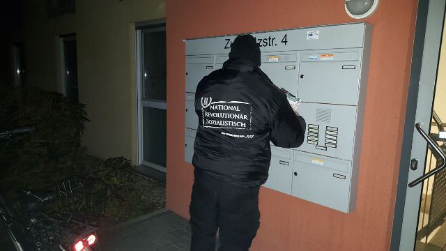 Flugblattaktion in Heimstetten