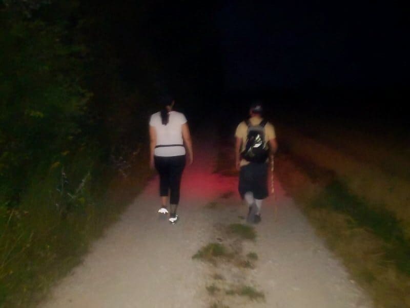 Wanderung in der Nacht