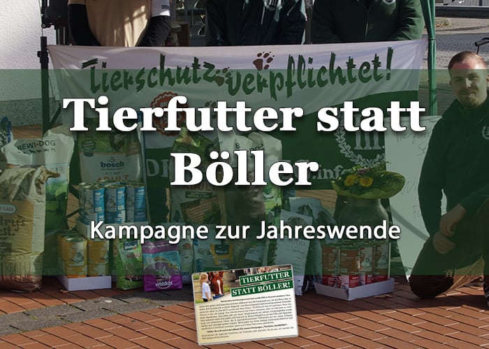 Tierfutter statt Böller