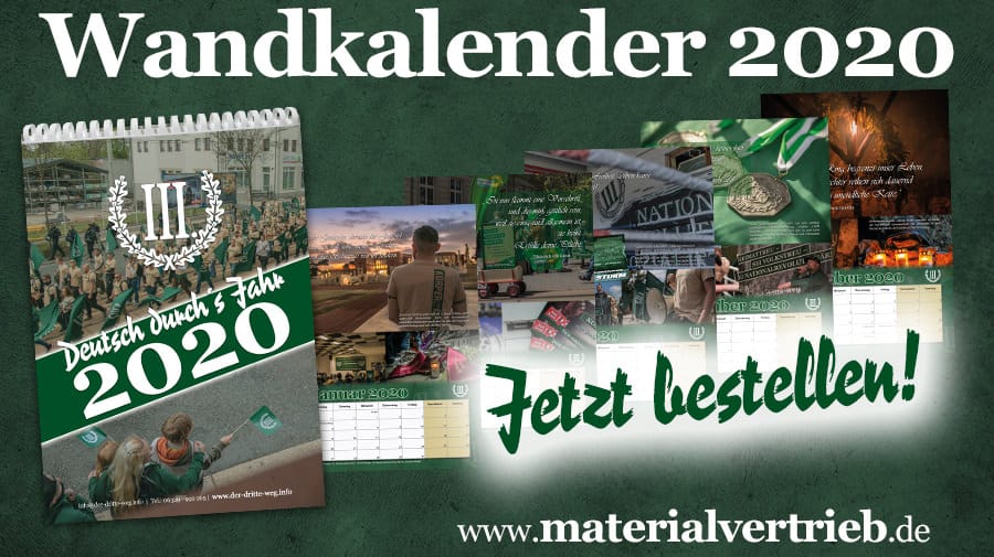 Der Dritte Weg Wandkalender 2020
