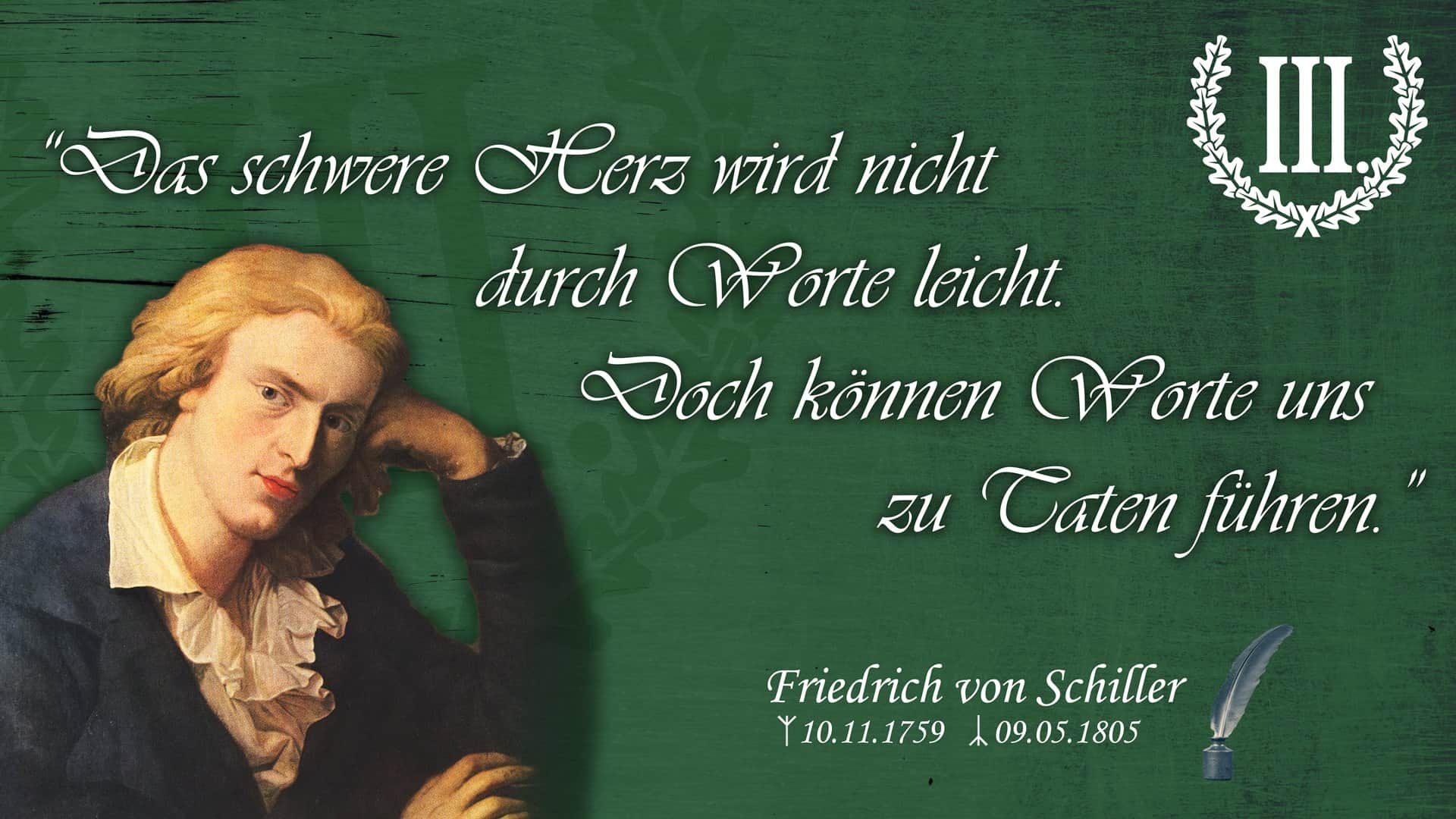 Das schwere Herz wird nicht durch Worte leicht. Doch können Worte uns zu Taten führen.