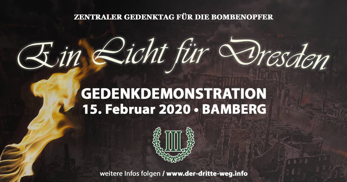Bamberg Gedenkdemonstration 15.02.20