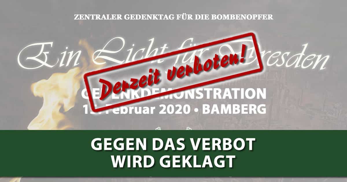Ein Licht für Dresden Verbot