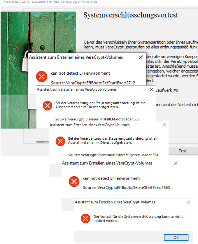 Anleitung VeraCrypt Vollverschlüsselung unter Windows 10