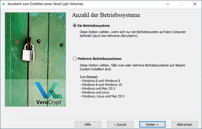 Anleitung VeraCrypt Vollverschlüsselung unter Windows 10