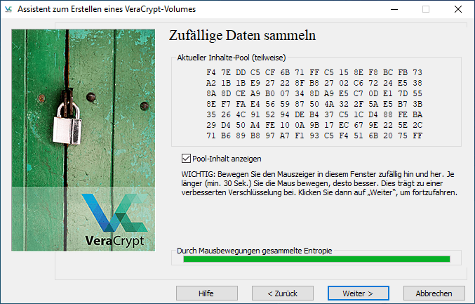 Anleitung VeraCrypt Vollverschlüsselung unter Windows 10