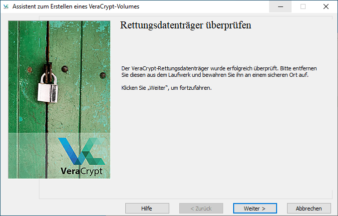 Anleitung VeraCrypt Vollverschlüsselung unter Windows 10