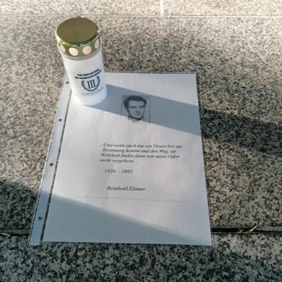 Reinhold Elstner Gedenken Baar