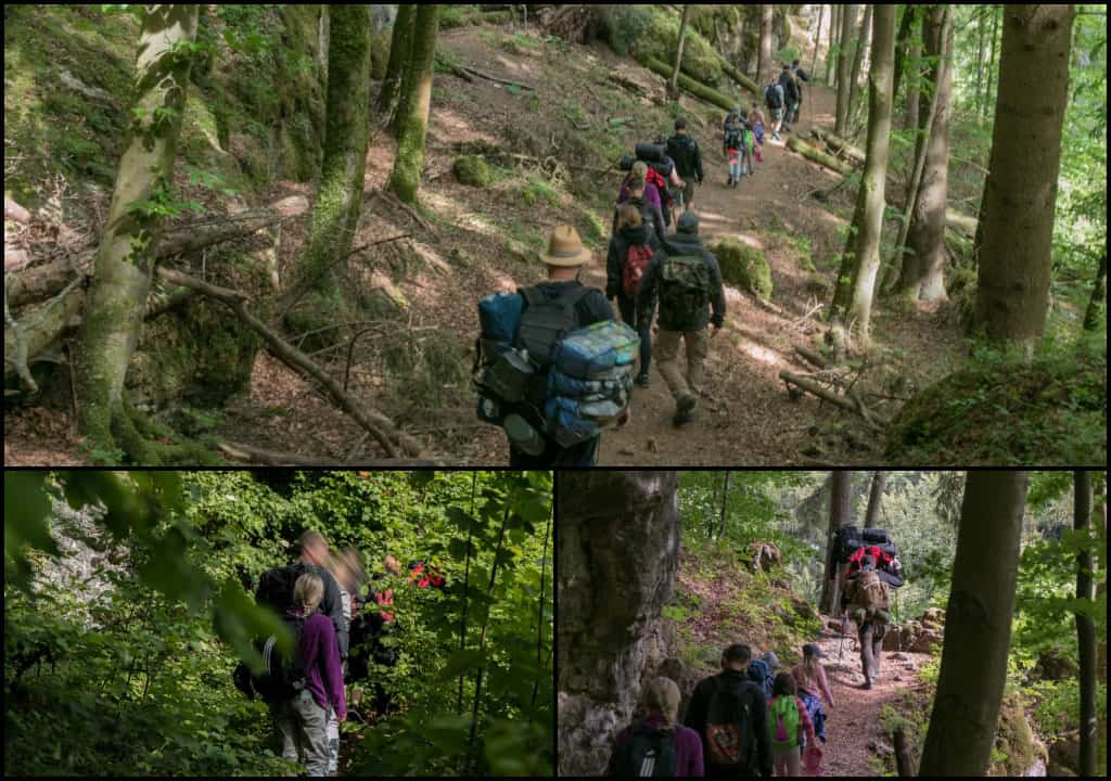 Auf dem Höhenweg über dem Püttlachtal