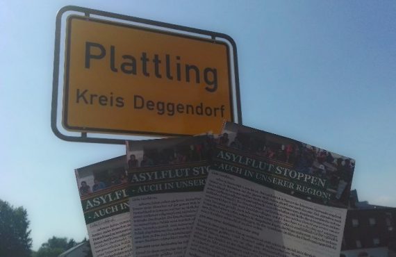 Flugblattverteilung Plattling