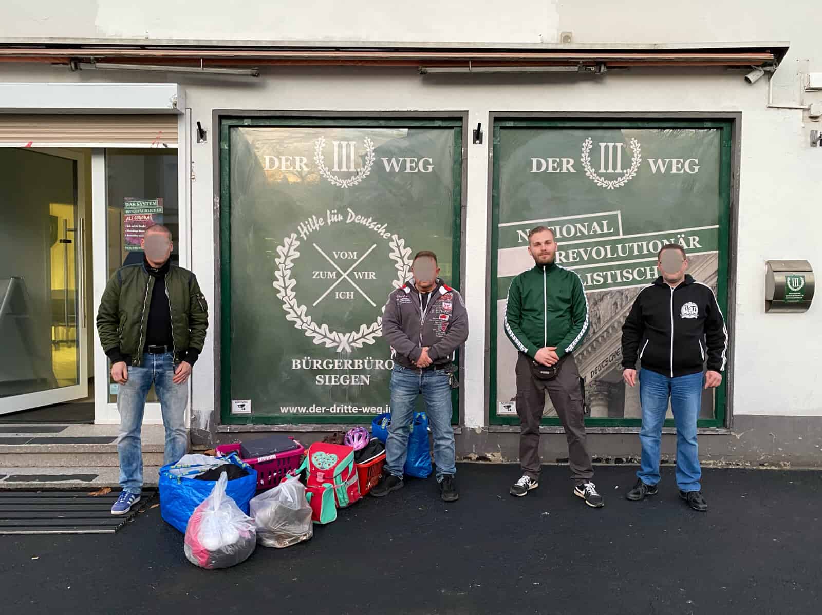 Winterhilfe - Sammlung in Düsseldorf