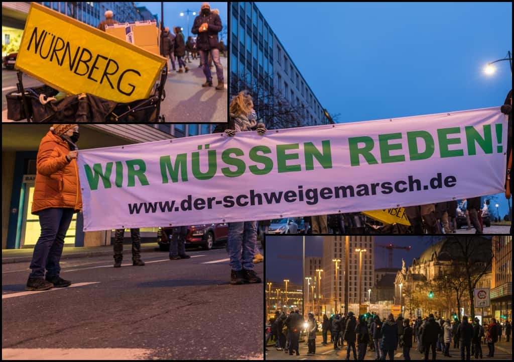 Standkundgebung zwischen Opernhaus und Bahnhofsplatz