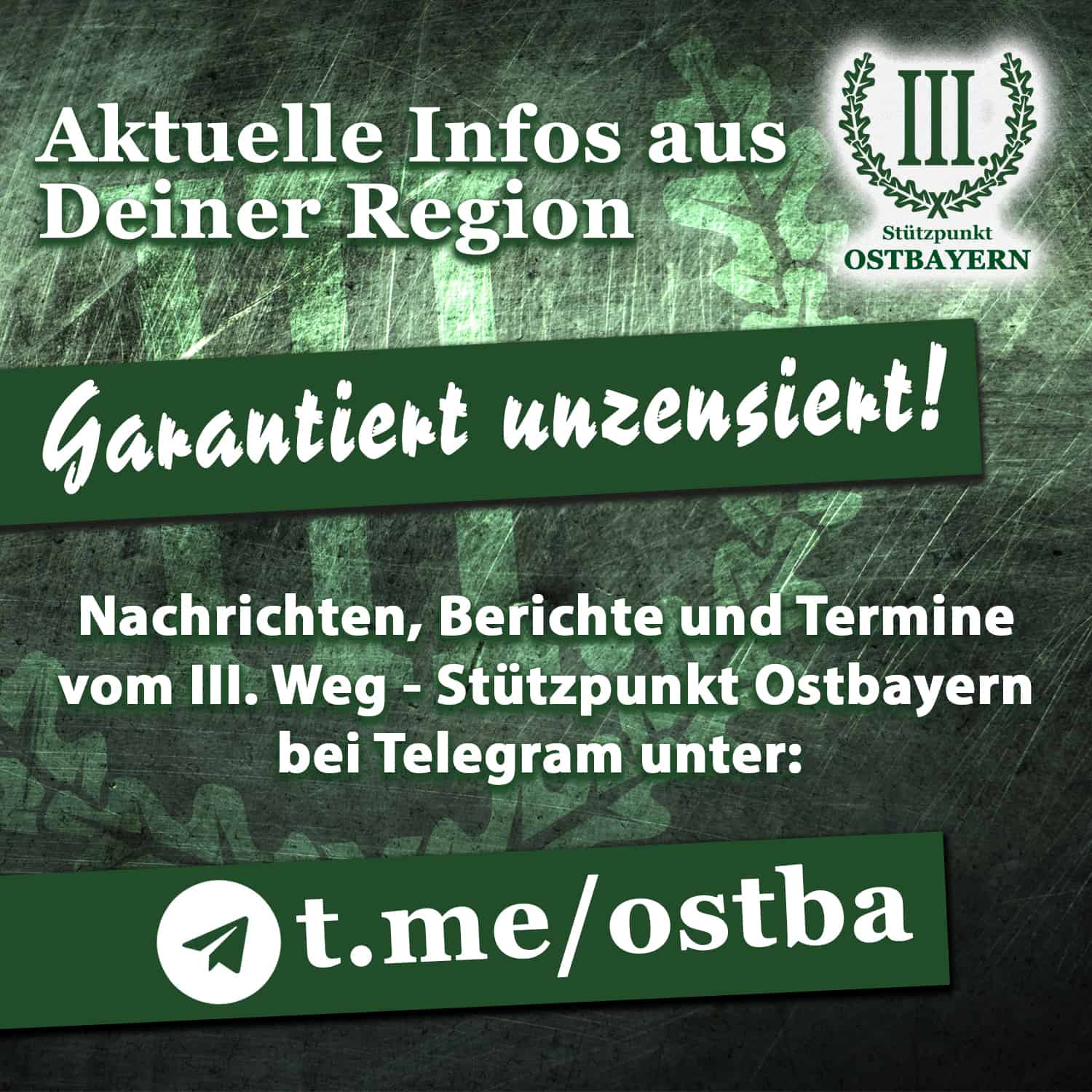 Stützpunkt Ostbayern - Telegram Kanal