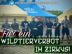 Zwickau: Für ein Wildtierverbot im Zirkus!