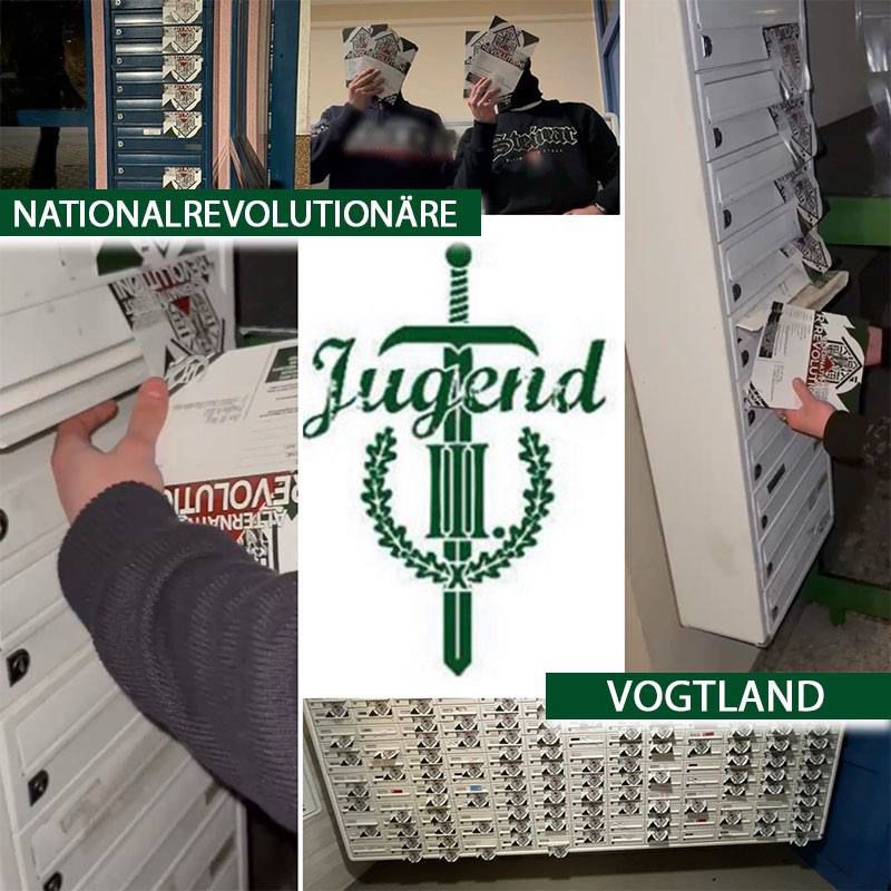Vogtland: Großangelegte Flugblattverteilung