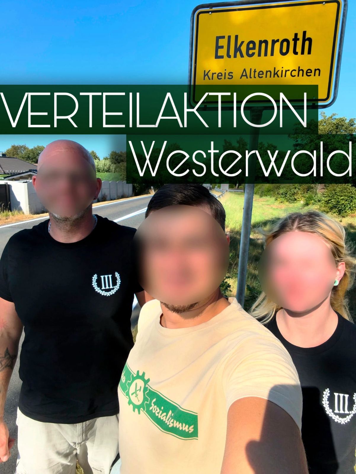 Westerwald: Verteilaktion in Elkenroth