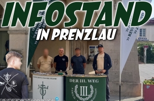 Prenzlau: Infostand am „Roland“