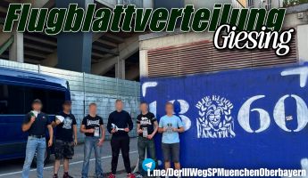 Flugblattverteilung Giesing