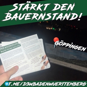 Für einen gesunden Bauernstand im Raum Göppingen