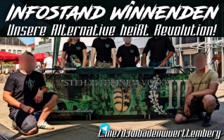 Kundgebung mit Infostand in Winnenden