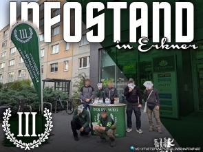 Infostand in Erkner