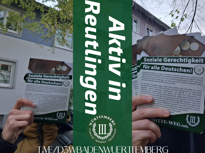 Soziale Gerechtigkeit für alle Deutschen! – Flugblattverteilung in Reutlingen
